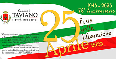 FESTA DELLA LIBERAZIONE - CERIMONIA ISTITUZIONALE 25 APRILE 2023