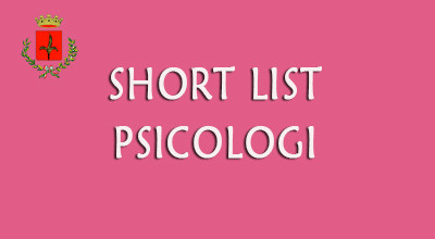 Avviso Pubblico - Formazione Short List Professionisti Psicologi