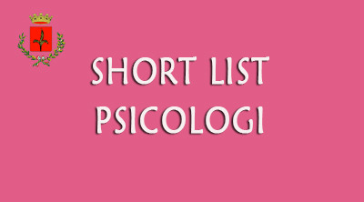 Avviso Pubblico - Formazione Short List Professionisti Psicologi