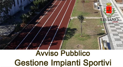 Avviso Pubblico - Riqualificazione Impianti Sportivi Comunali 