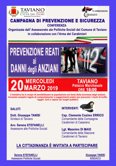 Campagna di Prevenzione e Sicurezza