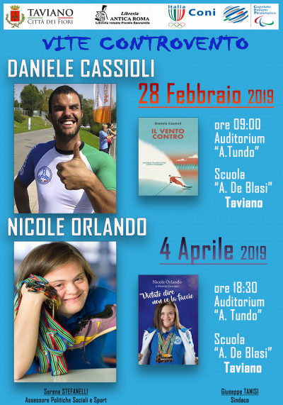 Daniele Cassioli e Nicole Orlando a Taviano