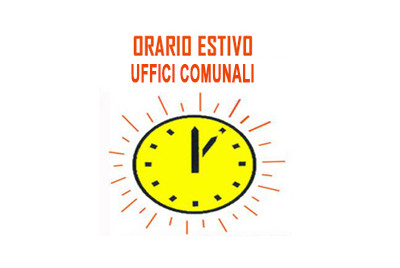 Orari Uffici Comunali - Periodo Estivo