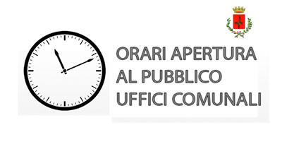 NUOVO ORARIO UFFICI COMUNALI - PERIODO ESTIVO 2023