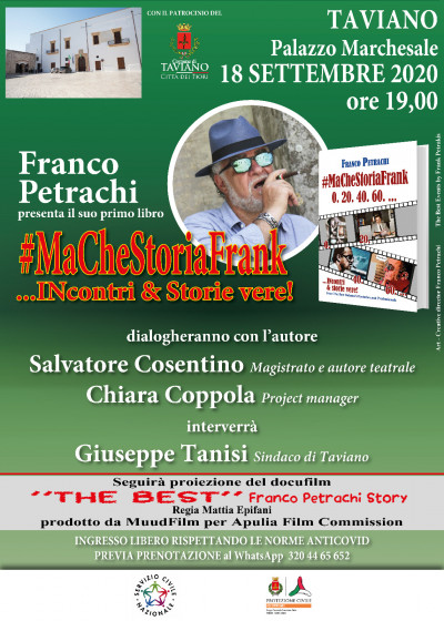 Presentazione del Libro: MA CHE STORIA FRANK - INCONTRI E STORIE VERE