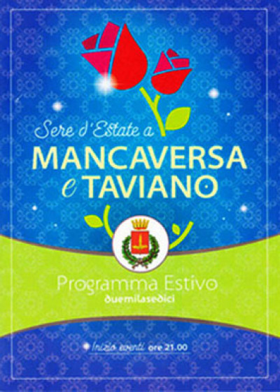 Sere d'Estate a MANCAVERSA e TAVIANO 2016