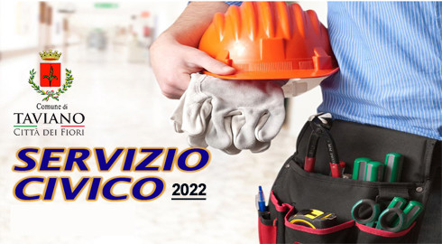 Avviso Pubblico - Servizio Civico Comunale 2022