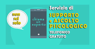 SERVIZIO GRATUITO DI ASCOLTO E SUPPORTO PSICOLOGICO TELEFONICO