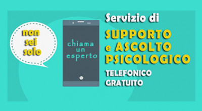 SERVIZIO GRATUITO DI ASCOLTO E SUPPORTO PSICOLOGICO TELEFONICO