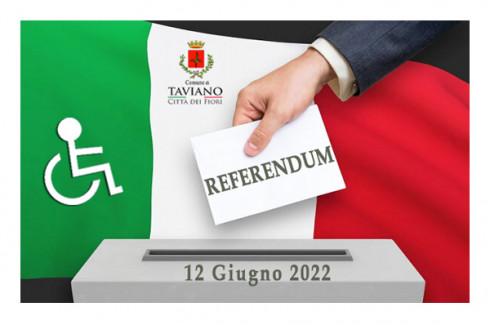 Referendum 12 Giugno 2022: Voto Assistito e Voto Domiciliare